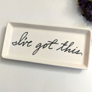 Rae Dunn Magenta Trinket Tray I've got this